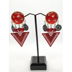 Boucles d'oreilles CLIP Noël 05