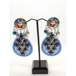 Boucles d'oreilles CLIP Noël 06