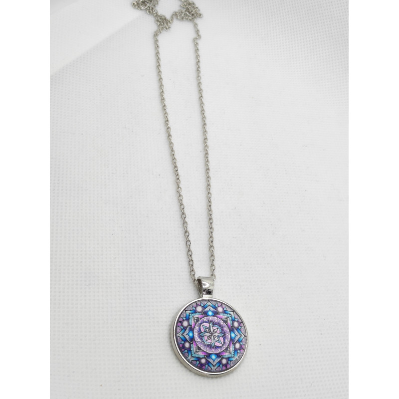 Collier Mandala Violet 6