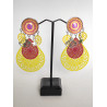 Boucles d'oreilles CLIP Jaune