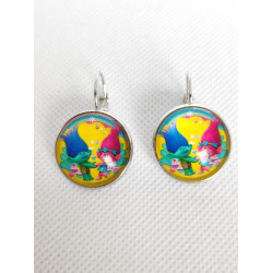 Boucles d'oreilles Dormeuse Trolls 1