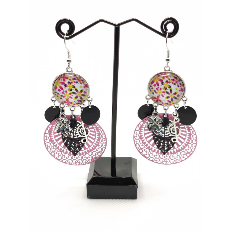 Boucles d'oreilles Fleurs 1