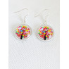 Boucles d'oreilles petite Arbre de vie coeur