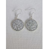 Boucles d'oreilles Petite Strass Argent