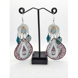 Boucles d'oreilles Attrape rêves