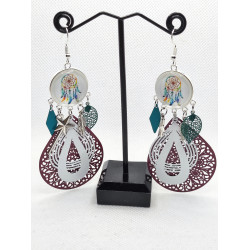 Boucles d'oreilles Attrape rêves